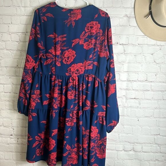 FANCYINN LONG SLEEVE TUNIC DRESS WITH POCKETS - Picture 5 of 5